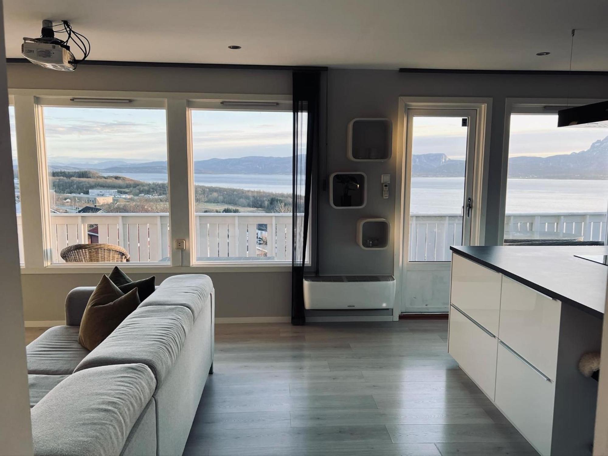 Ferienwohnung Panorama View! Modern,Balcony/Parking Bodø Exterior foto